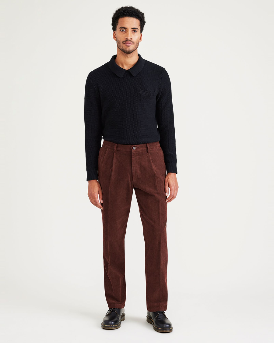 (image for) Unique Charm Signature Khakis, Pleated, Relaxed Fit